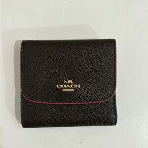 Coach Brown and Pink wallet